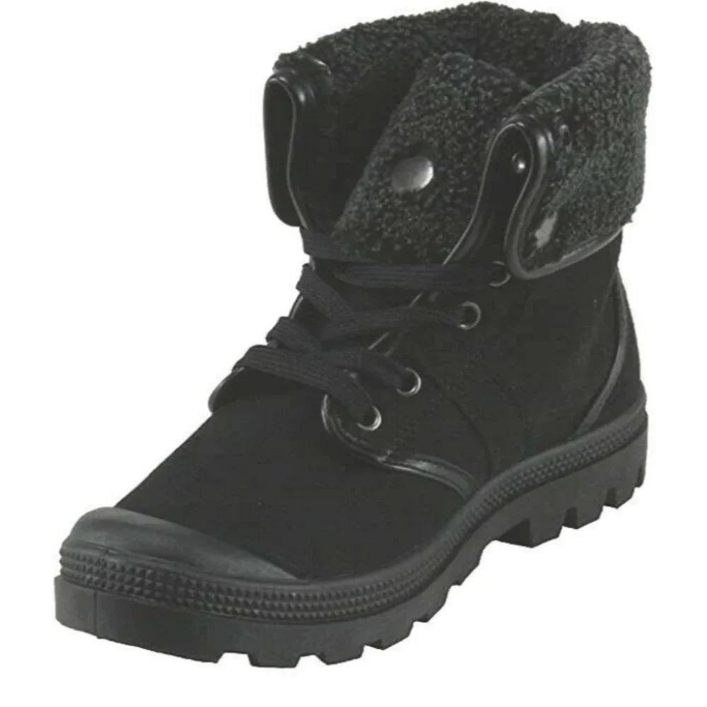 Refresh Women's Evan-01 Faux Suede Cap-Toe Flip-top Ankle Boots Size 10 - Picture 1 of 16